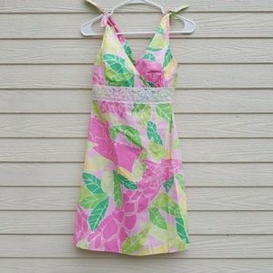 Lilly Pulitzer Halter  Top Dress, Size 0